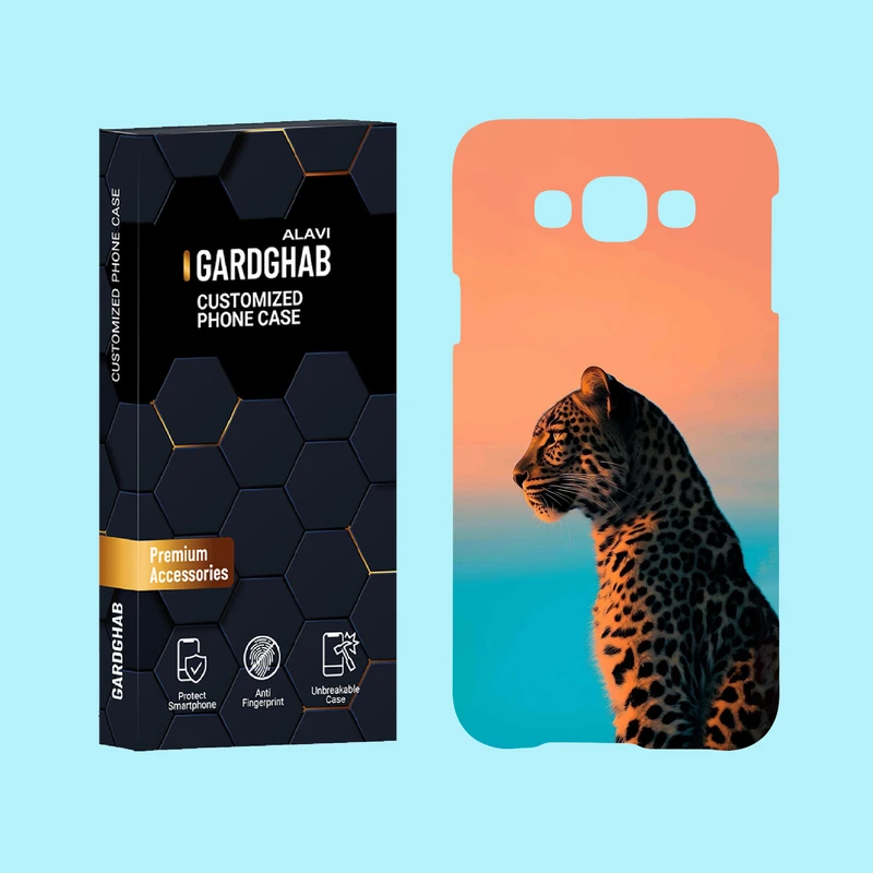 کاور گارد قاب علوی مدل حیوانات مناسب برای گوشی موبایل سامسونگ Galaxy E7 2015