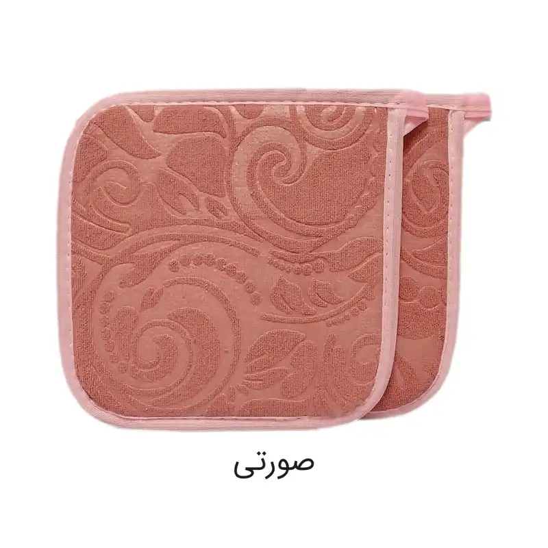 دستگیره آشپزخانه تاویار داریس مدل حوله‌ای بسته 2 عددی