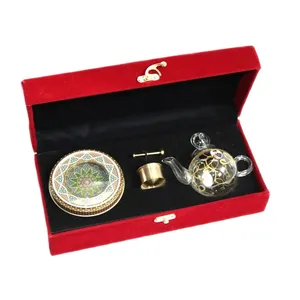 ظرف زعفران کد BS-40 به همراه هاون و قوری