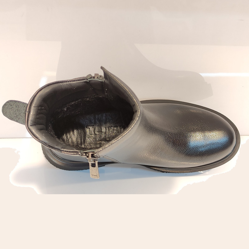 نیم بوت زنانه چرم تهران مدل D75