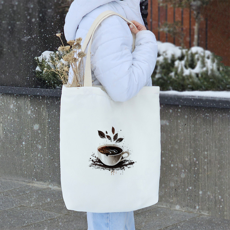 ساک خرید خندالو مدل قهوه کد H1623