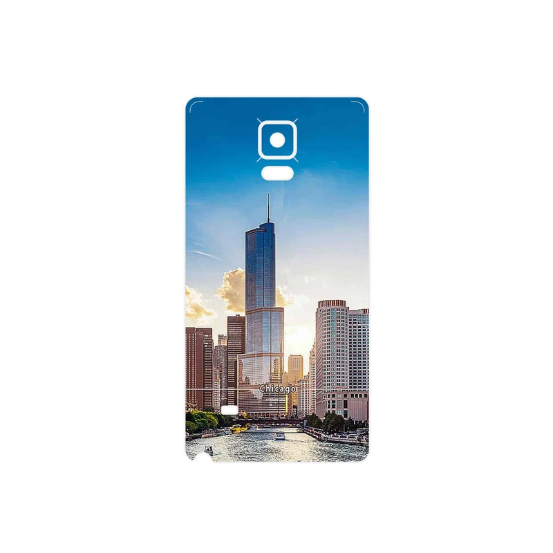 برچسب پوششی ماهوت مدل City of Chicago مناسب برای گوشی موبایل سامسونگ Galaxy Note 4