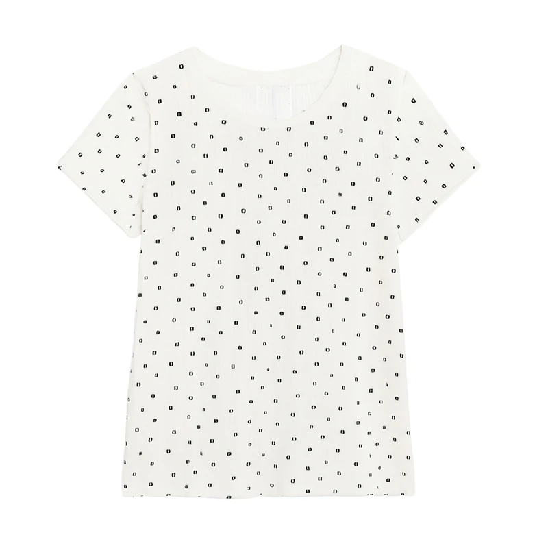 تی‌شرت آستین کوتاه دخترانه مدل 7048