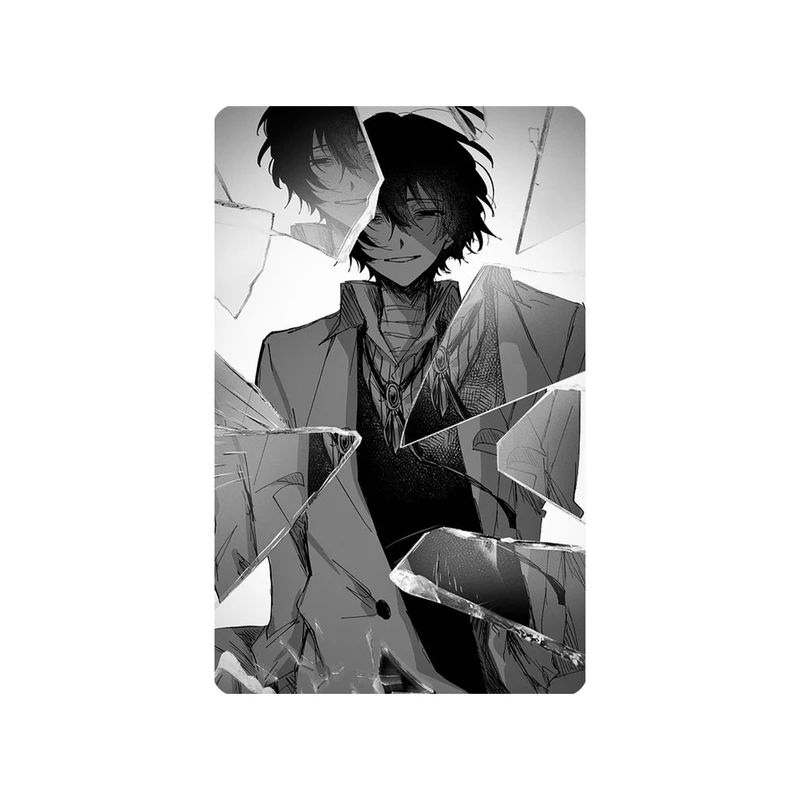 استیکر کارت مدل انیمه طرح سگ‌های ولگرد بانگو اوسامو دازای Bungo Stray Dogs Osamu dazai کد 5094