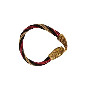 دستبند بافت زنانه مدل ماری