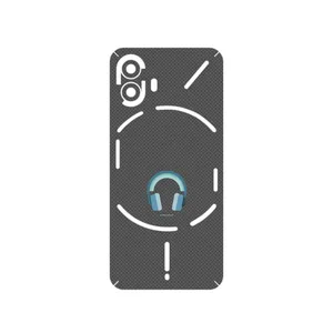MAHOOT Minimal Headphone Icon Cover Sticker for Nothing Phone 2