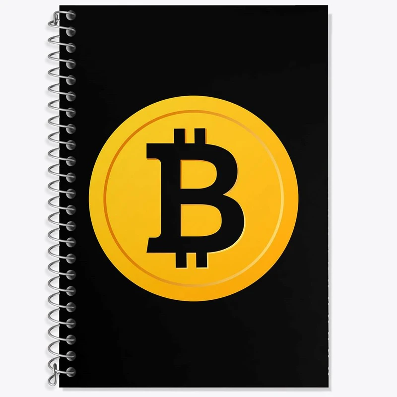 دفتر لغت 50 برگ خندالو مدل ارز دیجیتال بیت کوین کد 10901