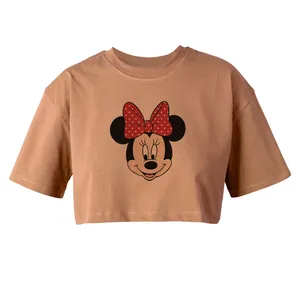 کراپ‌تاپ آستین کوتاه زنانه مدل MIKI MOUSE کد K91 k