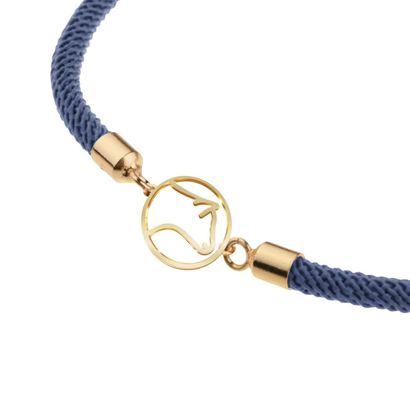 دستبند طلا 18 عیار زنانه مدوپد مدل گاو کد D12-10221