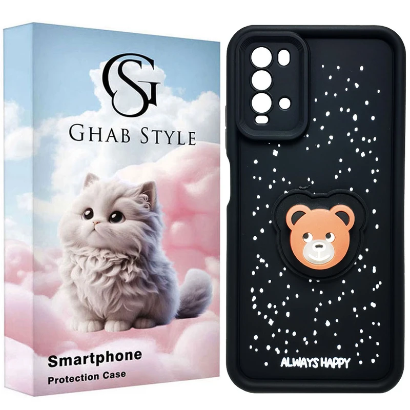 کاور قاب استایل مدل سیلیکونی طرح چراغدار مناسب برای گوشی موبایل شیائومی Redmi 9T / 9 Power / Poco M3 / Note 9