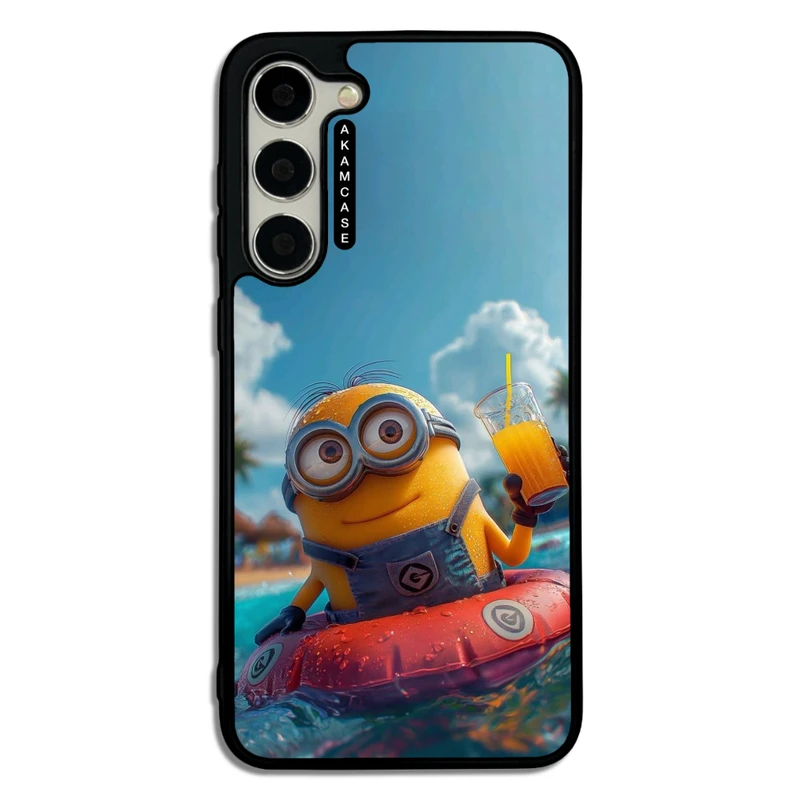 کاور آکام مدل AMC-WSGS23P-MINIONS5 مناسب برای گوشی موبایل سامسونگ Galaxy S23 Plus
