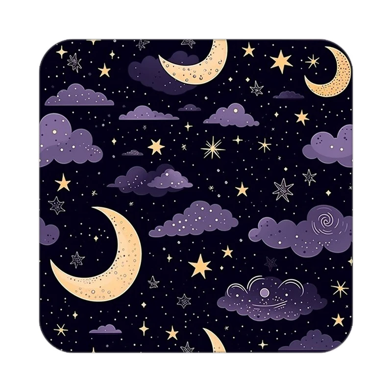 زیر لیوانی کاکتی طرح ماه و ستاره مدل mp53214