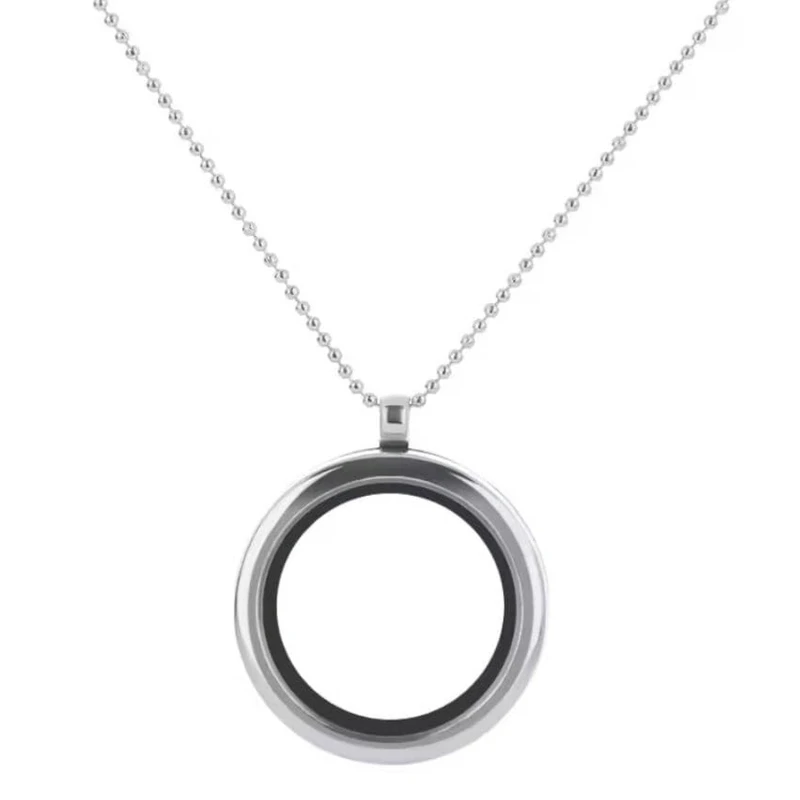 گردنبند مردانه مدل رینگ مدرن دایره ای