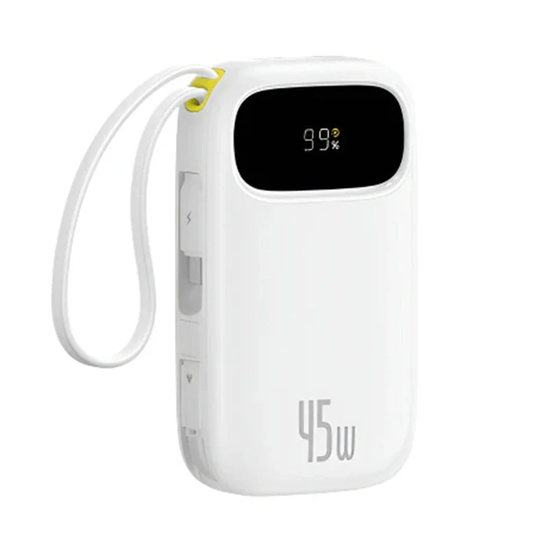 پاوربانک 45 وات بیسوس مدل EnerFill FC31 PPQD3‑1040 ظرفیت 10000 میلی‌آمپرساعت