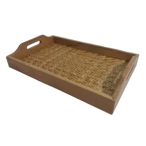 سینی چوبی مدل کارو