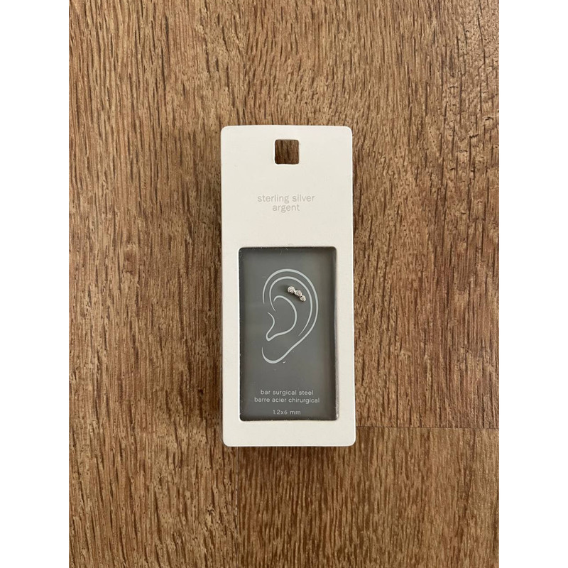 پیرسینگ نقره زنانه مدل ۰۰۳ پیرسینگ نقره زنانه مدل ۰۰۳