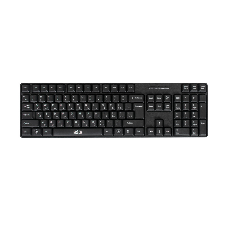 کیبورد ارش مدل k-950 با حروف فارسی