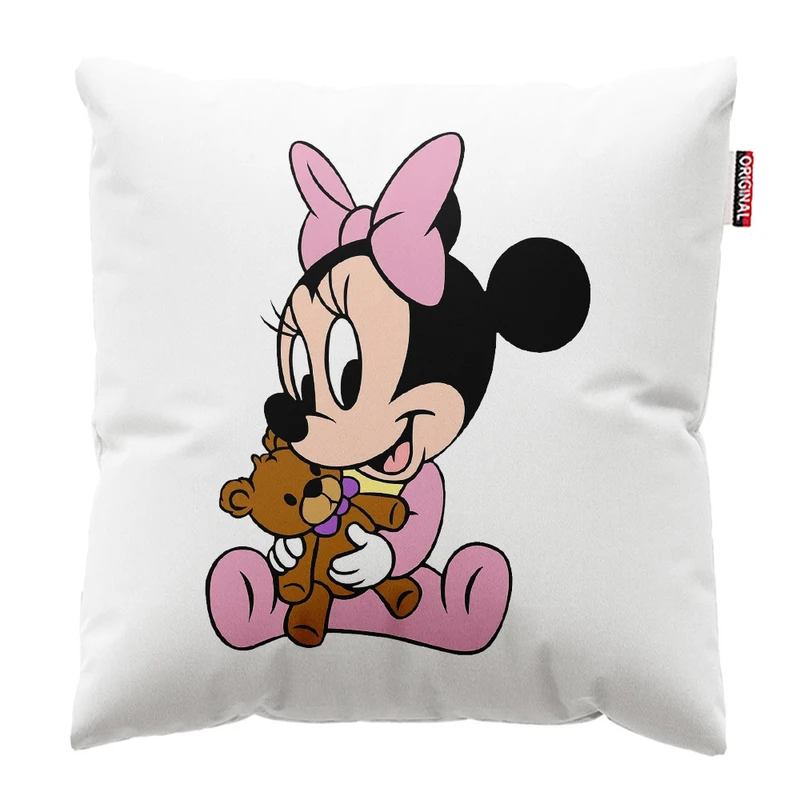 کوسن پاد آفرین طرح کارتونی بچگانه میکی موس کد 5091 سایز 30*30 سانتی متر