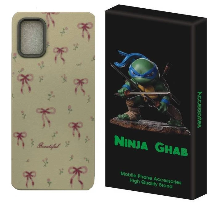کاور نینجا قاب مدل پاپیون و لاله مناسب برای گوشی موبایل سامسونگ Galaxy A51