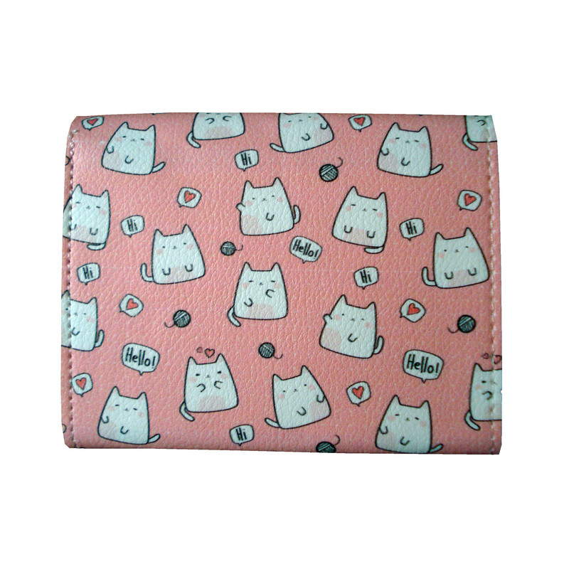 کیف پول دخترانه مدل cute cat کد 203