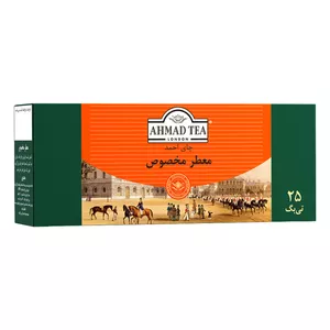 چای کیسه ای معطر احمد بسته 25 عددی