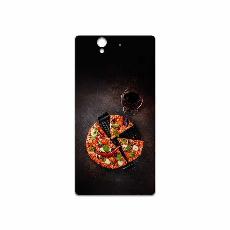 برچسب پوششی ماهوت مدل Pizza مناسب برای گوشی موبایل سونی Xperia Z