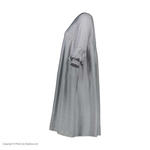 مانتو زنانه کد TT9902 رنگ طوسی