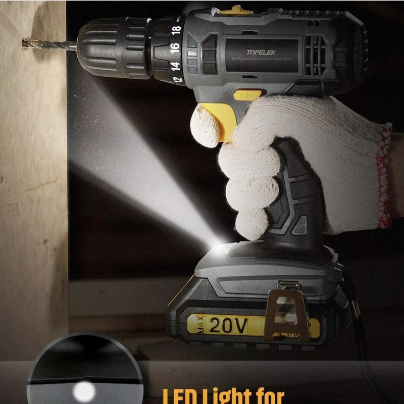 دریل پیچ گوشتی شارژی تاپ الک مدل ds077a