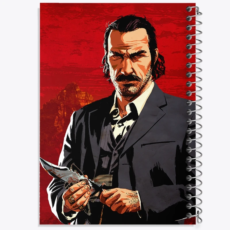 دفتر مشق 100 برگ خندالو طرح بازی رد دد (Read dead) کد F743