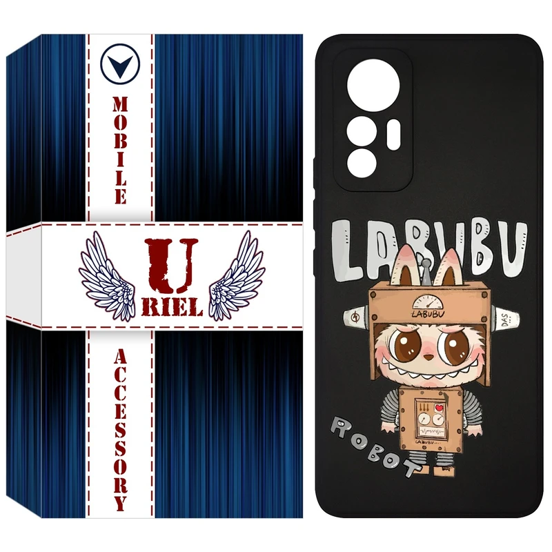 کاور یوریل مدل KSH کد 121 طرح عروسک لبوبو مناسب برای گوشی موبایل شیائومی 12 Lite