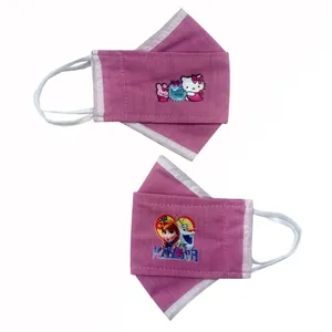 ماسک پارچه‌ای بچگانه مدل سه بعدی کد 890094 مجموعه 2 عددی