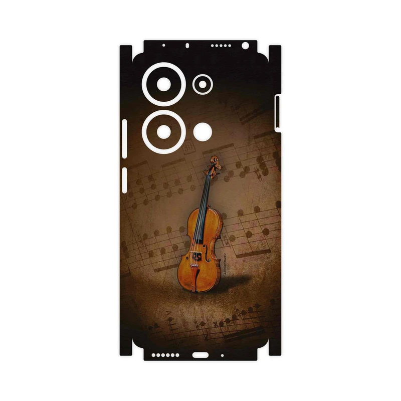 برچسب پوششی ماهوت مدل Violin_Instrument-FullSkin مناسب برای گوشی موبایل شیائومی Redmi Note 13 Pro 4G