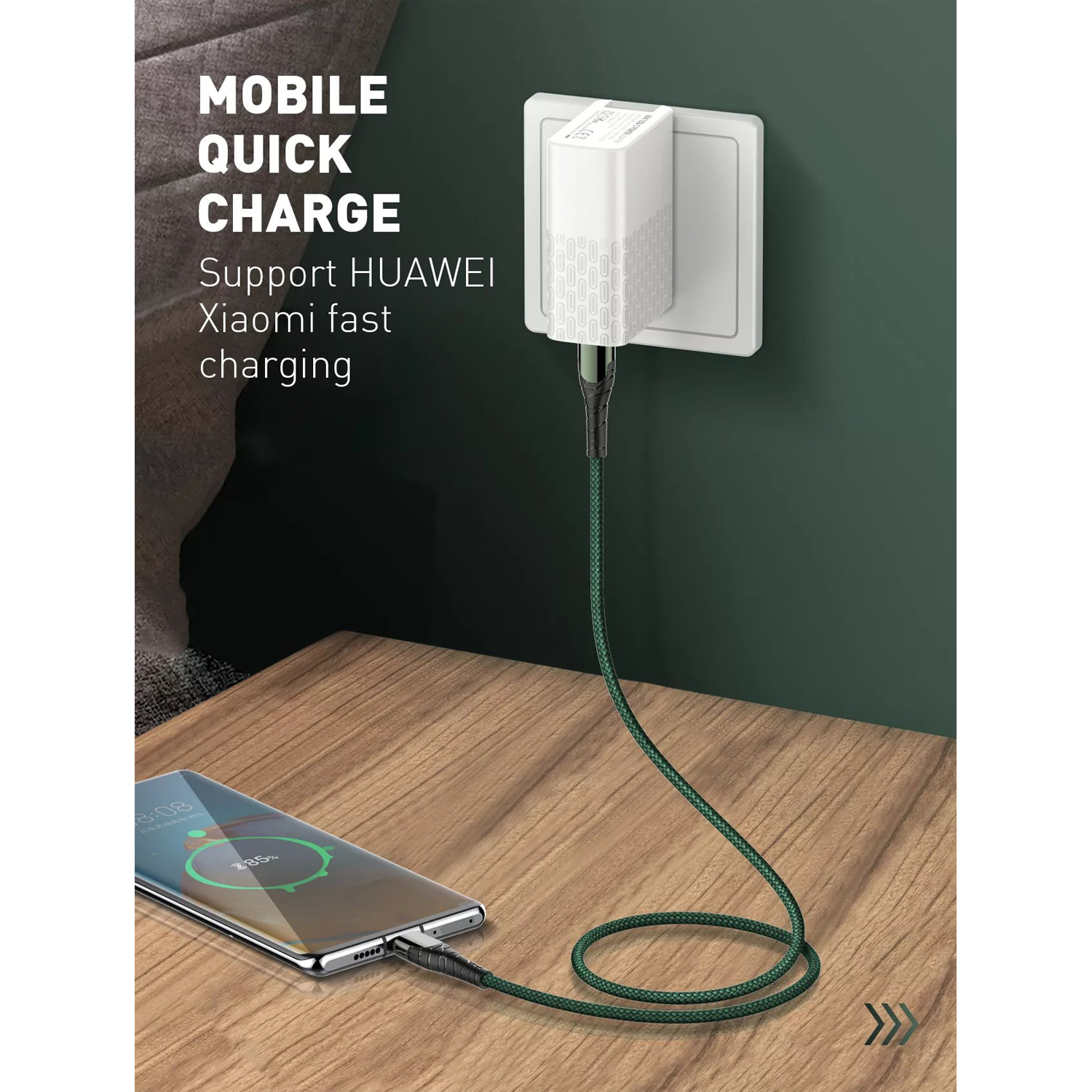 کابل USB-C الدینیو مدل LC101 PD65W طول 1 متر
