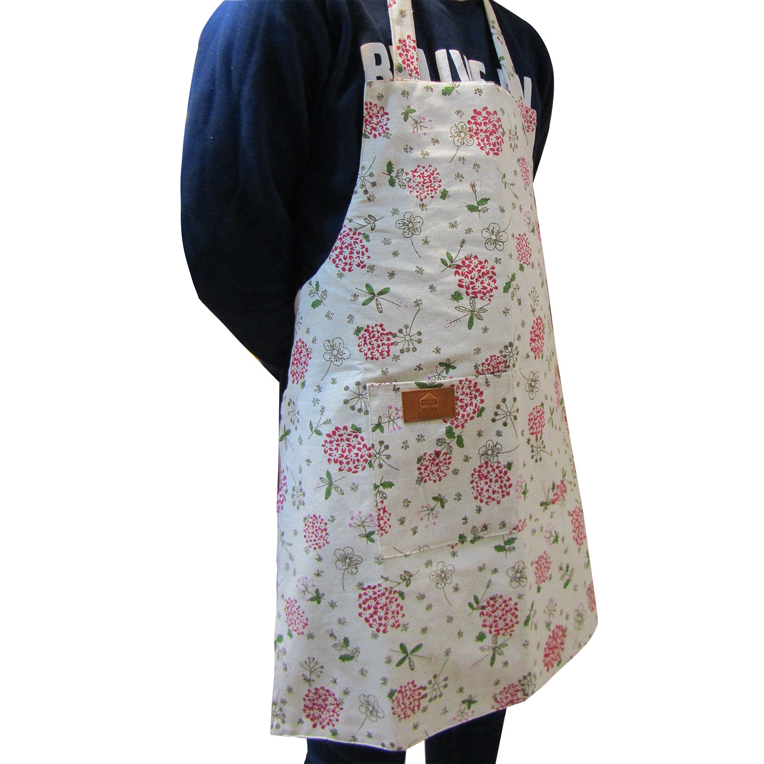 پیش بند آشپزخانه هوم اند لایف مدل رزالین طرح گل دار