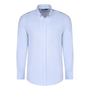 پیراهن آستین بلند یقه برگردان مردانه پاتن جامه مدل 102821030253304