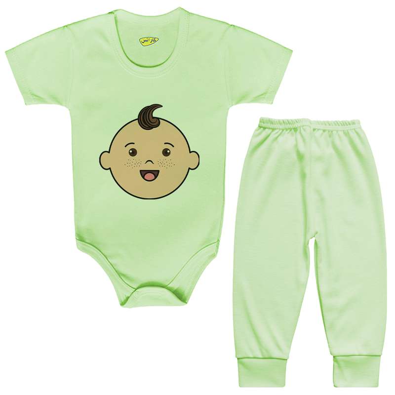 ست بادی و شلوار نوزادی کارانس مدل BSTG-3000