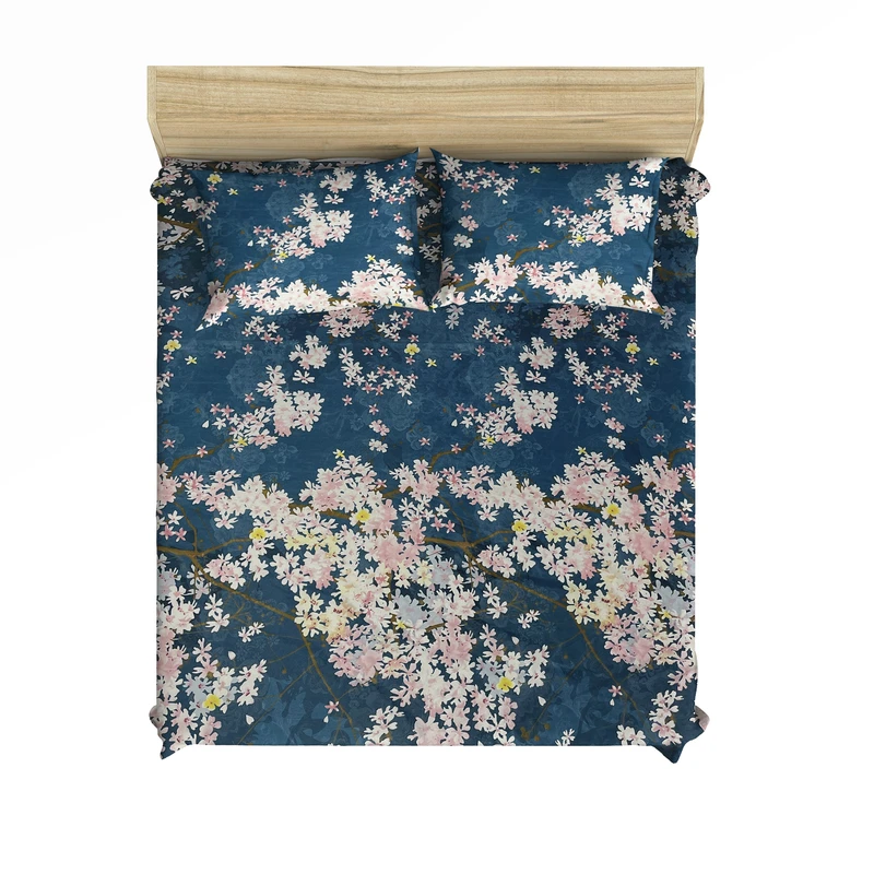  سرویس ملحفه کوکو جم مدل باغ بهشت دونفره 3 تکه