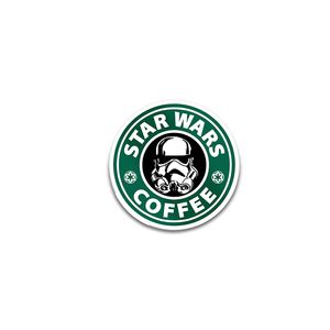 نقد و بررسی استیکر لپ تاپ طرح star wars coffee کد 45 توسط خریداران
