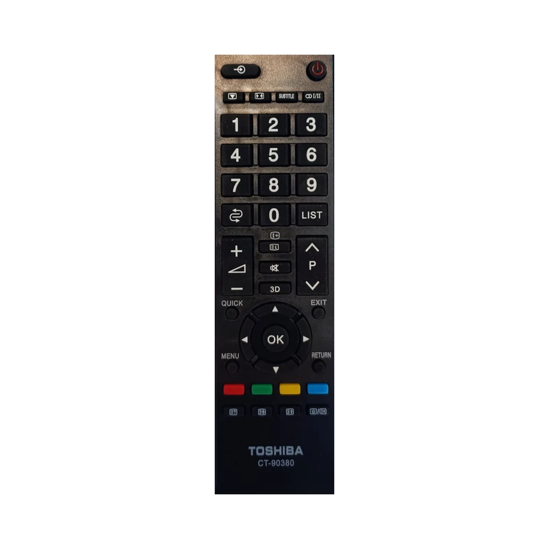 ریموت کنترل تلویزیون توشیبا مدل CT-90380