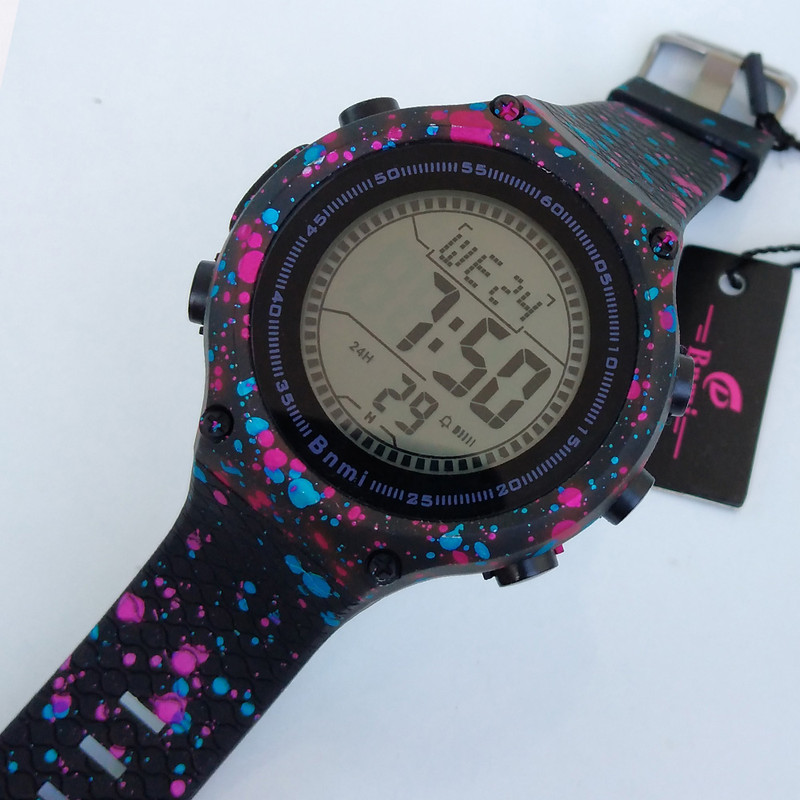 ساعت مچی دیجیتال پسرانه مدل BNMI آبرنگی کد 155 ساعت مچی دیجیتال پسرانه مدل BNMI آبرنگی کد 155