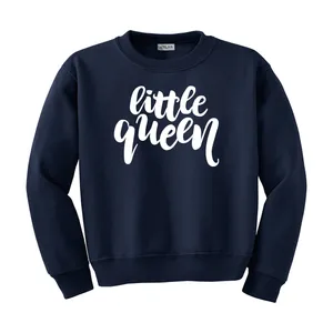 سویشرت دخترانه مدل LITTLE QUEEN کد SW11 رنگ مشکی