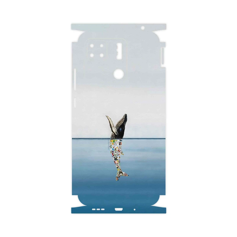 برچسب پوششی ماهوت مدل Collage of Sea Trash-FullSkin مناسب برای گوشی موبایل شیائومی Redmi 10A
