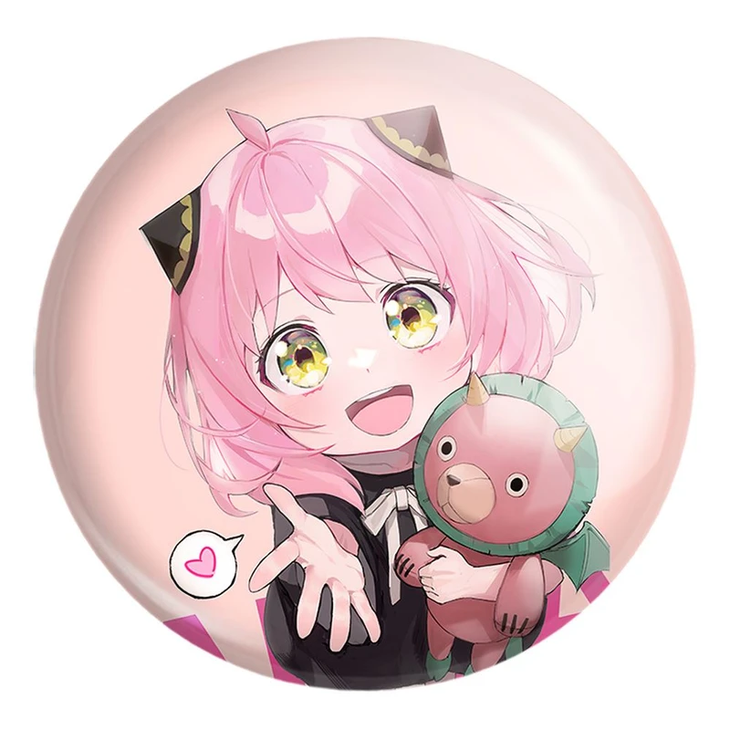 پیکسل خندالو طرح آنیا فورجر انیمه اسپای ایکس فمیلی Spy x Family کد 24177 مدل بزرگ