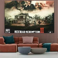 تابلو بوم طرح گیم ردد Red dead redemption 2 مدل SDB6965