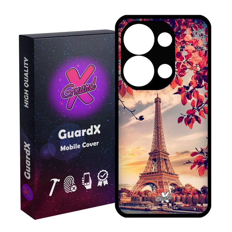 کاور گارد ایکس طرح Eiffel Tower مناسب برای گوشی موبایل شیائومی Poco X6 5G / Note 13 Pro 5G