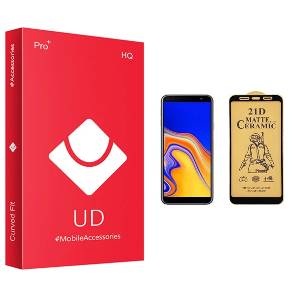 محافظ صفحه نمایش سرامیکی یو دی مدل HQ مناسب برای گوشی موبایل سامسونگ Galaxy J4 Plus
