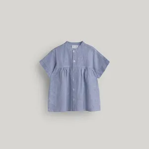 Girls Cotton Striped Shirt Code102