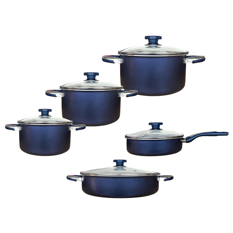 سرویس قابلمه و تابه گرانیتی 10 پارچه ویدارو مدل فلوریا