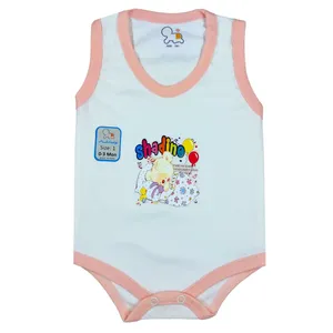 بادی نوزادی مدل زیر دکمه ای کد 0055