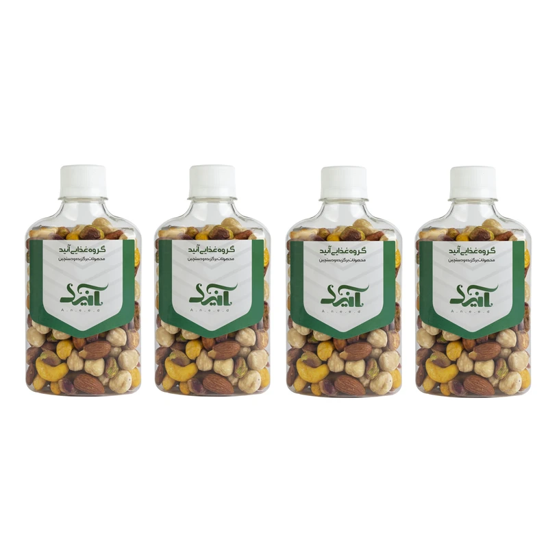 آجیل جیبی چهارمغز آنید - 120 گرم بسته 4 عددی